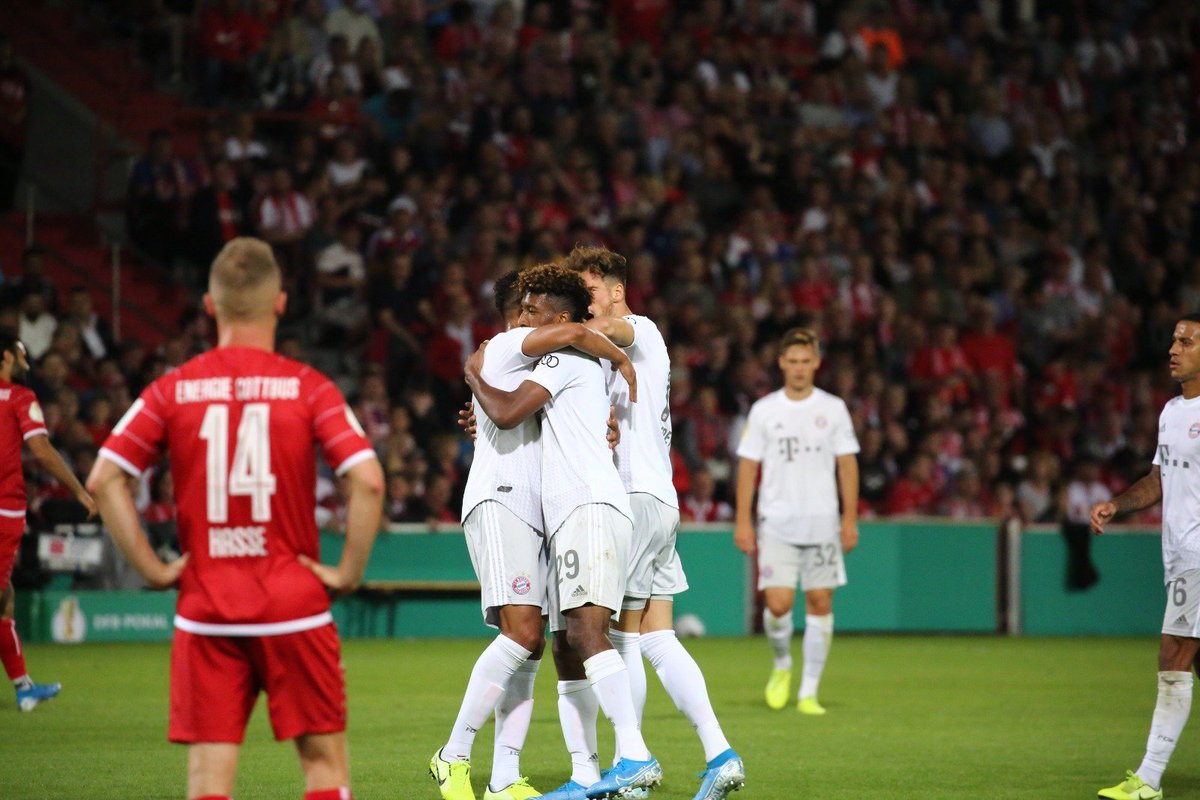 خلاصه بازی انرژی کوتبوس 1-3 بایرن مونیخ (جام حذفی)