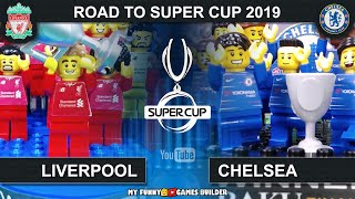 شبیه سازی مسیر لیورپول و چلسی تا سوپرکاپ اروپا با عروسک لگو