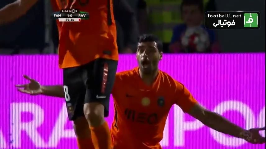 هدر دادن پنالتی گرفته شده توسط طارمی در دقیقه 90 در لیگ پرتغال