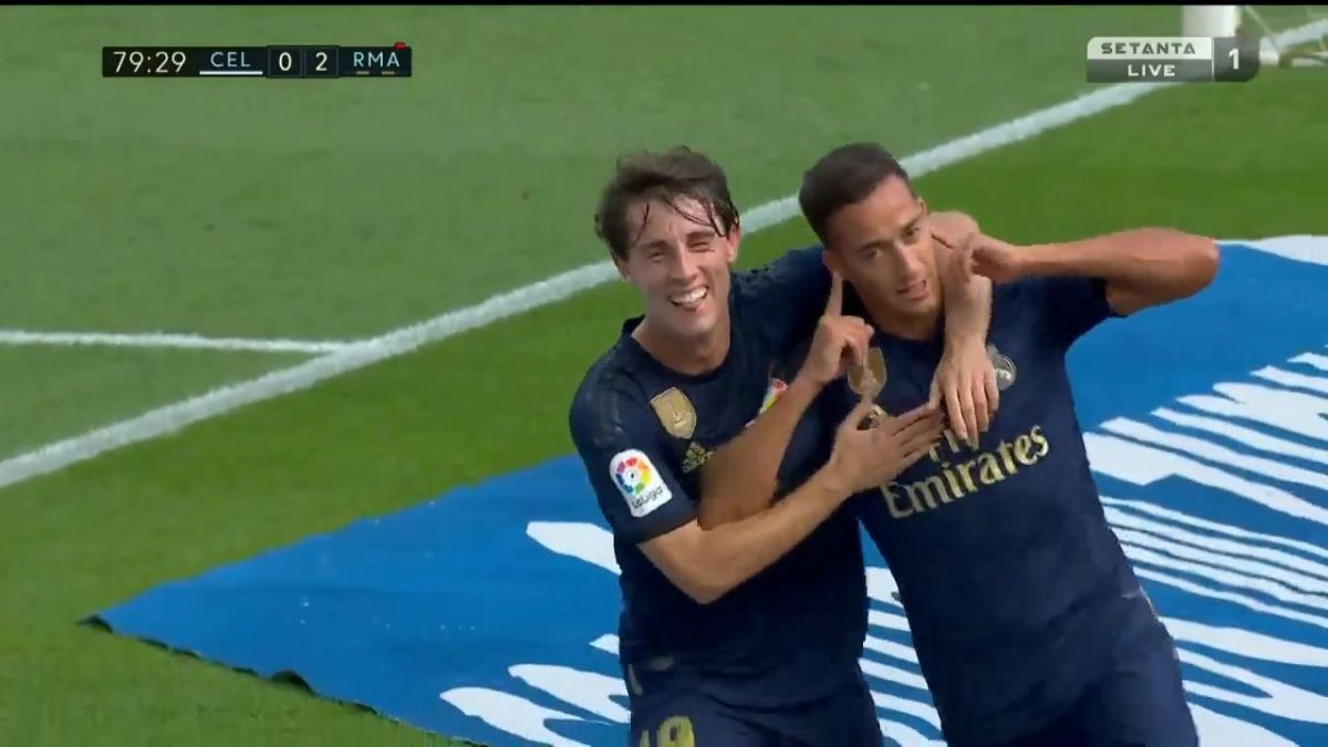 گل سوم رئال مادرید به سلتاویگو (واسکوئز)