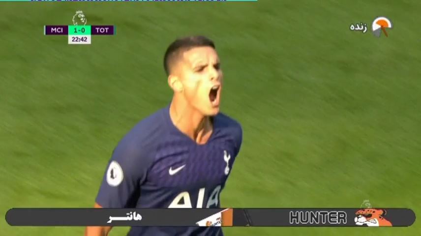 گل اول تاتنهام به منچستر سیتی (لاملا)