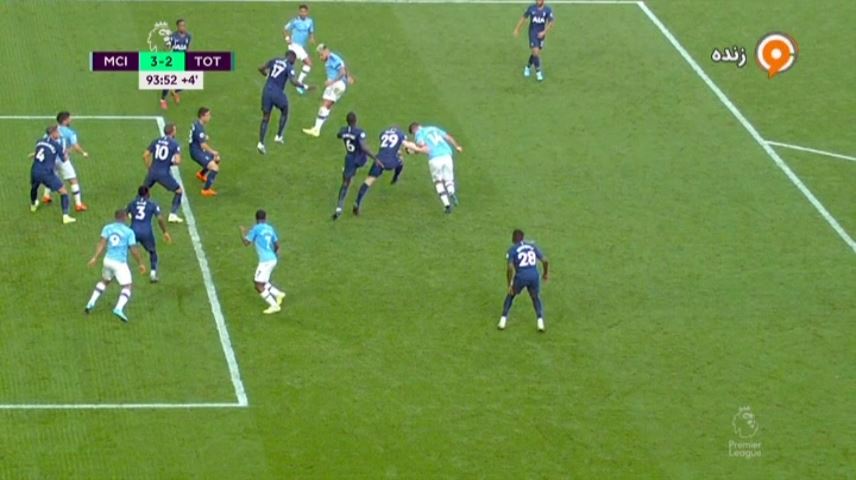 مردود شدن گل دقیقه 92 ژسوس مقابل تاتنهام با کمک VAR