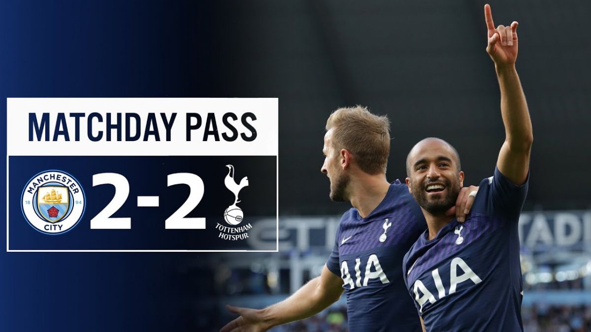 بازی جذاب منچستر سیتی 2-2 تاتنهام از نگاه دوربین باشگاه تاتنهام