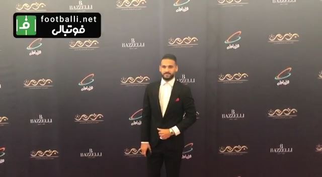 اختصاصی/ ورود احمد نوراللهی به سالن محل برگزاری مراسم برترین های لیگ هجدهم