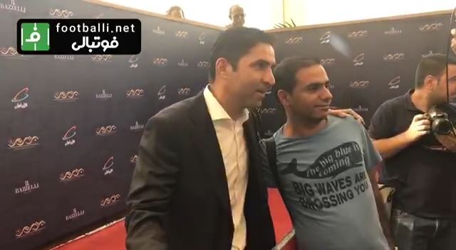 اختصاصی/ ورود وحید هاشمیان به سالن محل برگزاری مراسم برترین های لیگ هجدهم