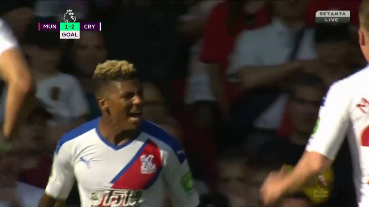 گل دوم کریستال پالاس به منچستر یونایتد (پاتریک)