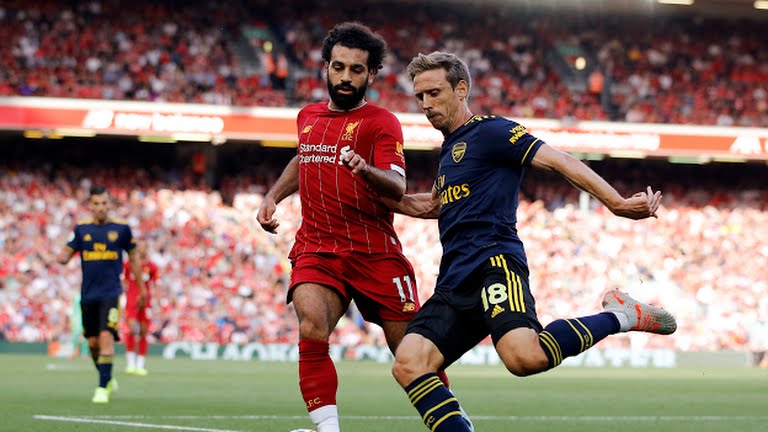 گل سوم لیورپول به آرسنال (دبل محمد صلاح)