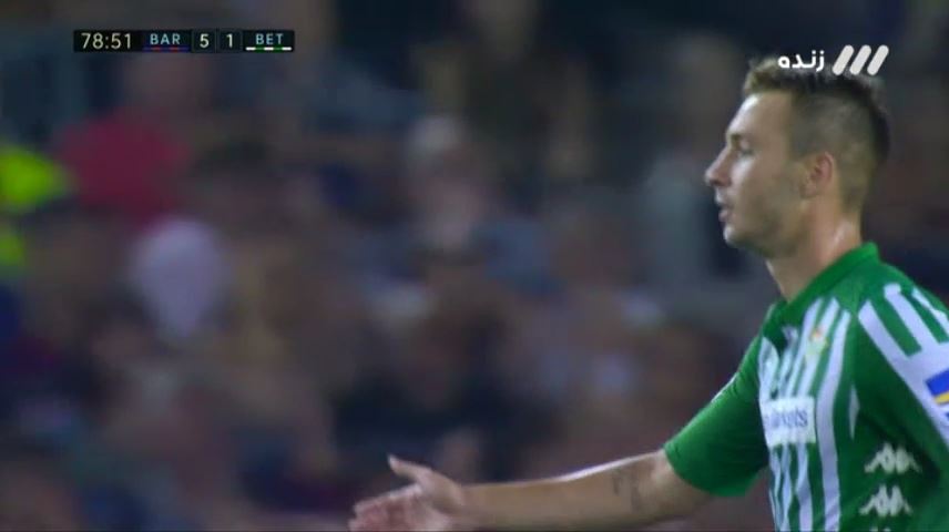 گل دوم بتیس به بارسلونا (سوپرگل گارسیا)