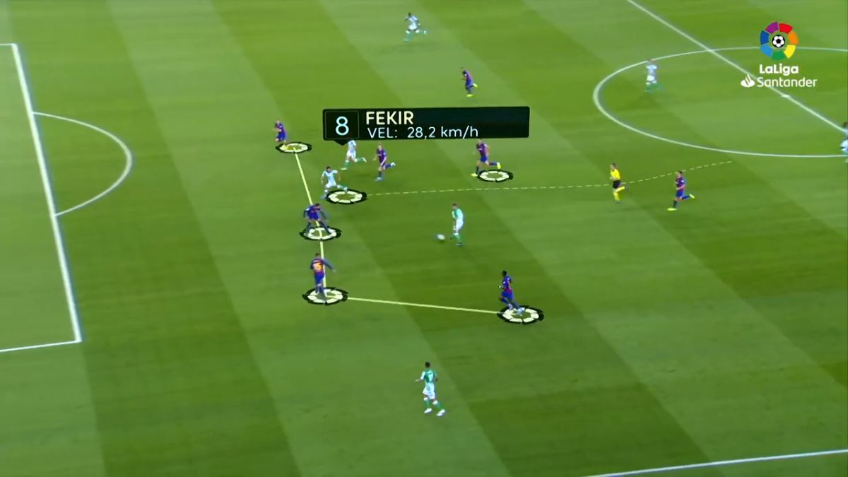 آنالیز اولین گل نبیل فکیر در لالیگا