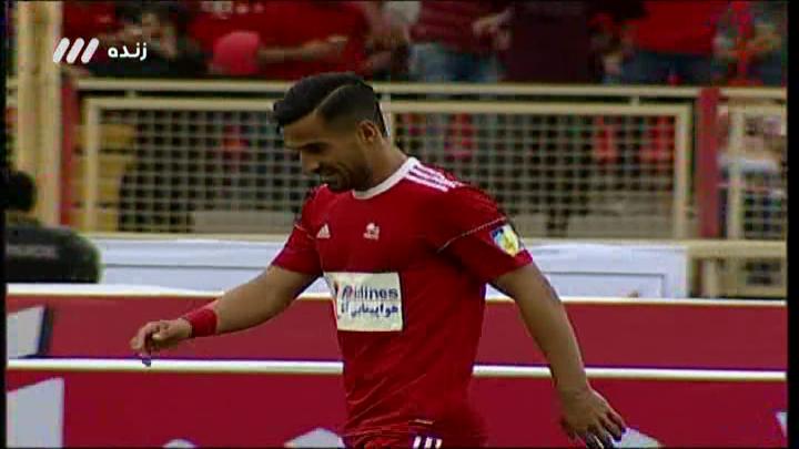 گل اول تراکتور به پرسپولیس (حاج صفی)