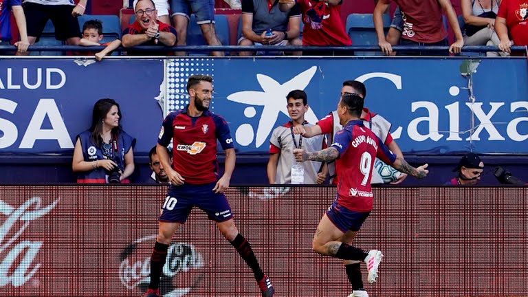 گل اول اوساسونا به بارسلونا (تورس)