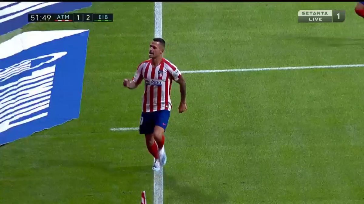 گل دوم اتلتیکو مادرید به ایبار (ویتولو)