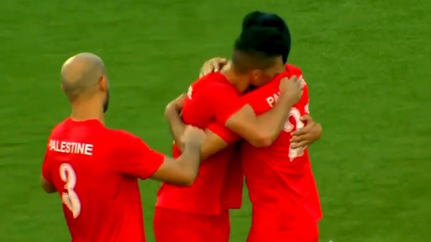 گلهای بازی فلسطین 2-0 ازبکستان (مقدماتی جام جهانی 2022)