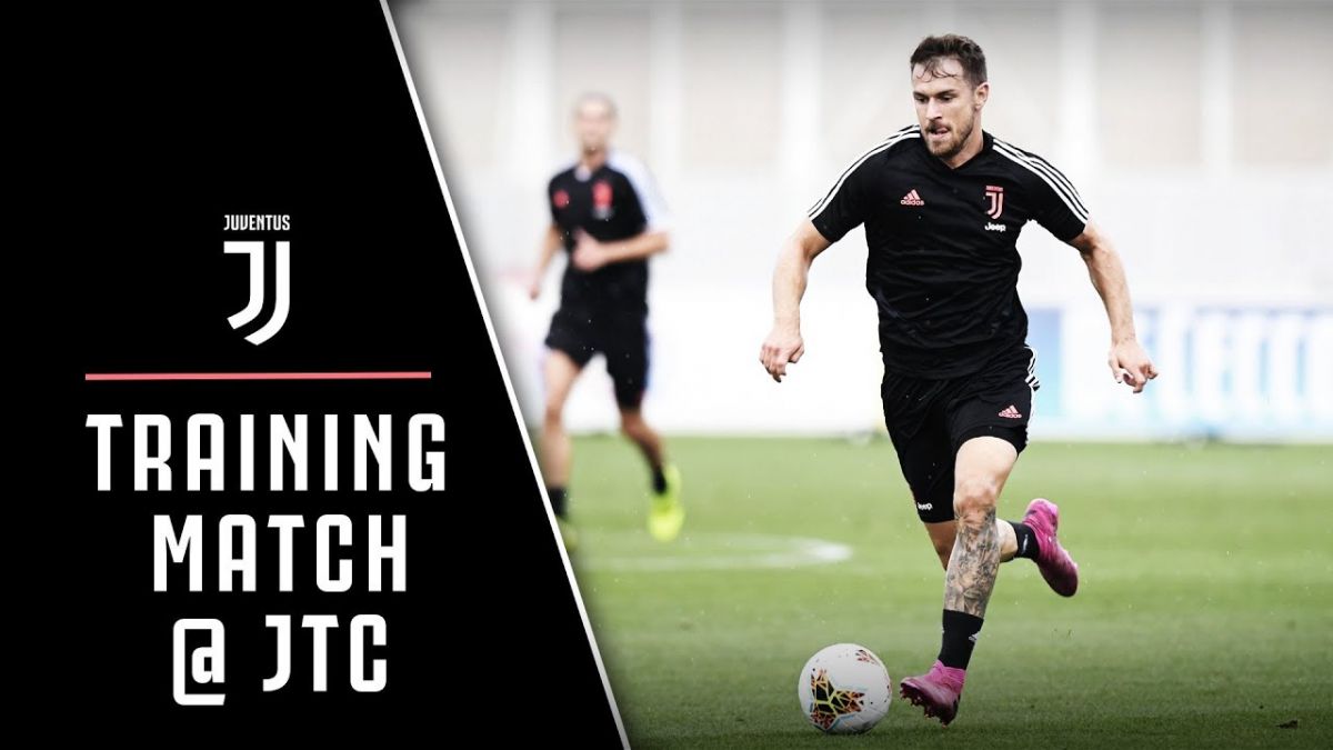 تمرین یوونتوس با حضور آرون رمزی