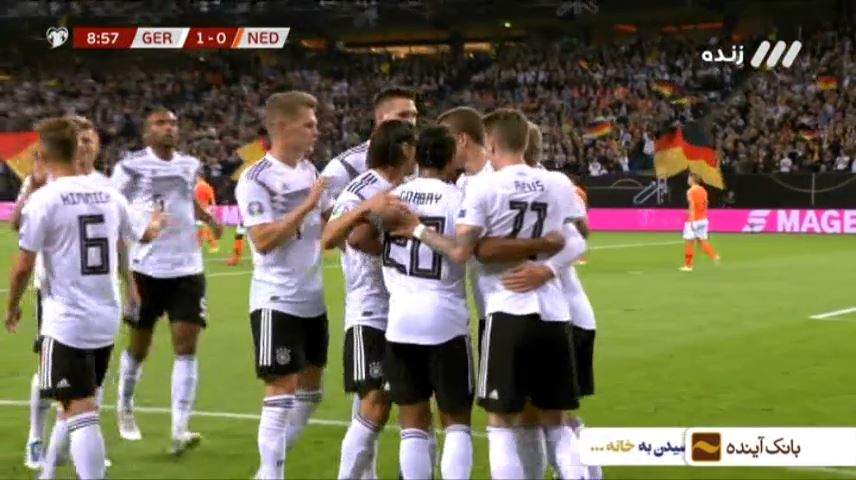 گل اول آلمان به هلند (گنابری)