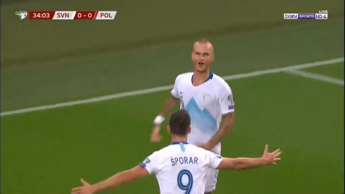 خلاصه بازی اسلوونی 2-0 لهستان