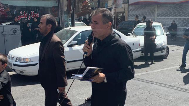 مداحی محمد حسن انصاری فرد، مدیرعامل باشگاه پرسپولیس در روز تاسوعا