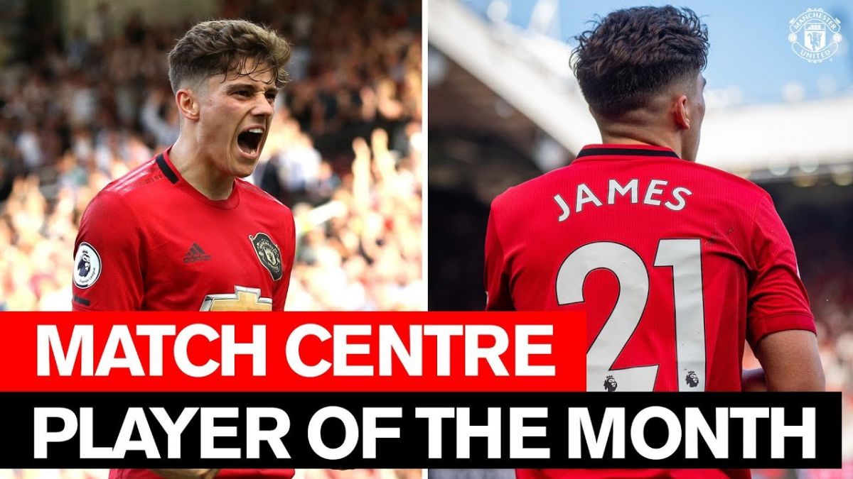 دنیل جیمز بهترین بازیکن منچستر یونایتد در آگوست 2019