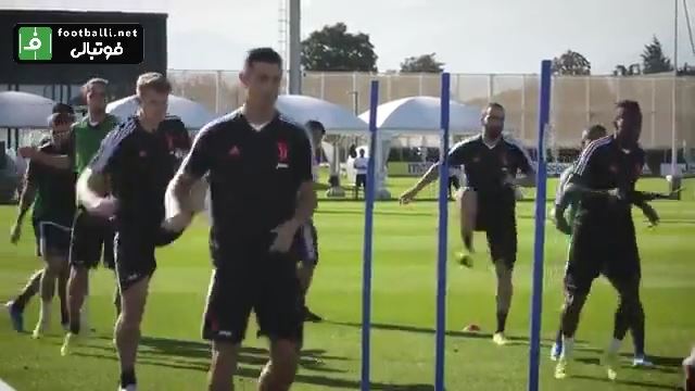 تمرین یوونتوس برای بازی مقابل فیورنتینا