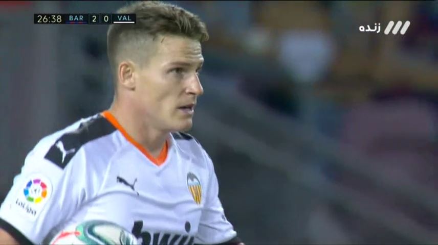 گل اول والنسیا به بارسلونا (گامیرو)