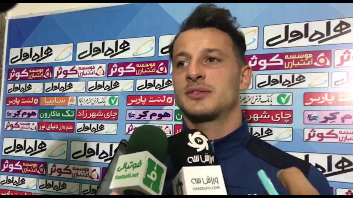 اختصاصی/ صحبت های آرمان رمضانی و معین عباسیان بعد از بازی سایپا - نساجی