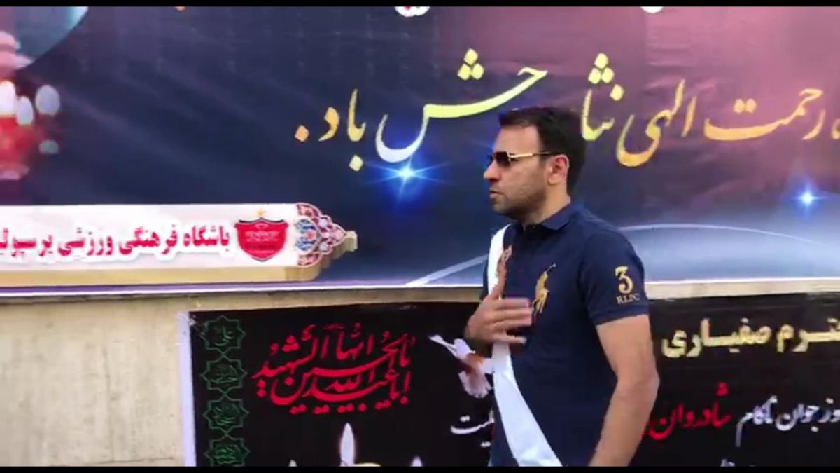 اختصاصی/ حضور محسن خلیلی در مراسم ختم عماد صفیاری