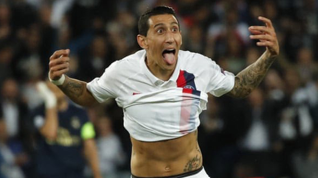 گل دوم پاری سن ژرمن به رئال مادرید( دی ماریا)