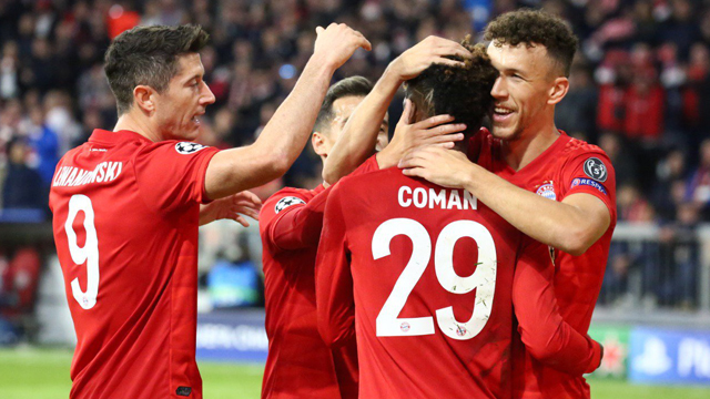 گل اول بایرن مونیخ به ستاره سرخ بلگراد (کومان)