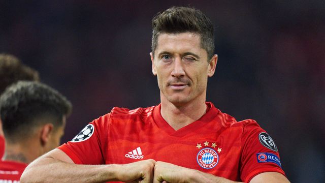 گل دوم بایرن مونیخ به ستاره سرخ بلگراد (لواندوفسکی)