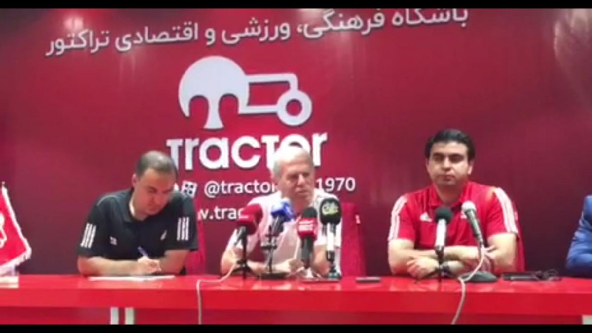اختصاصی/ کنفرانس خبری دنیزلی پیش از بازی تراکتور - گل گهر