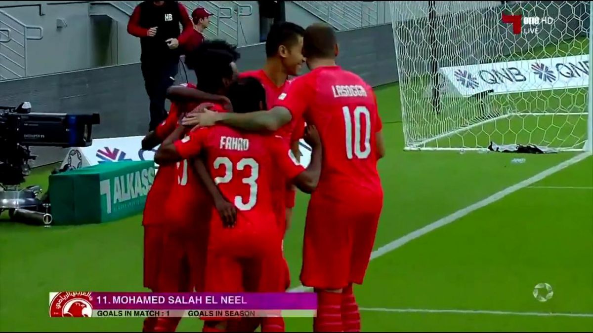 سریع ترین گل تاریخ لیگ ستارگان قطر در بازی الشحانیه - العربی با تاثیر پورعلی گنجی