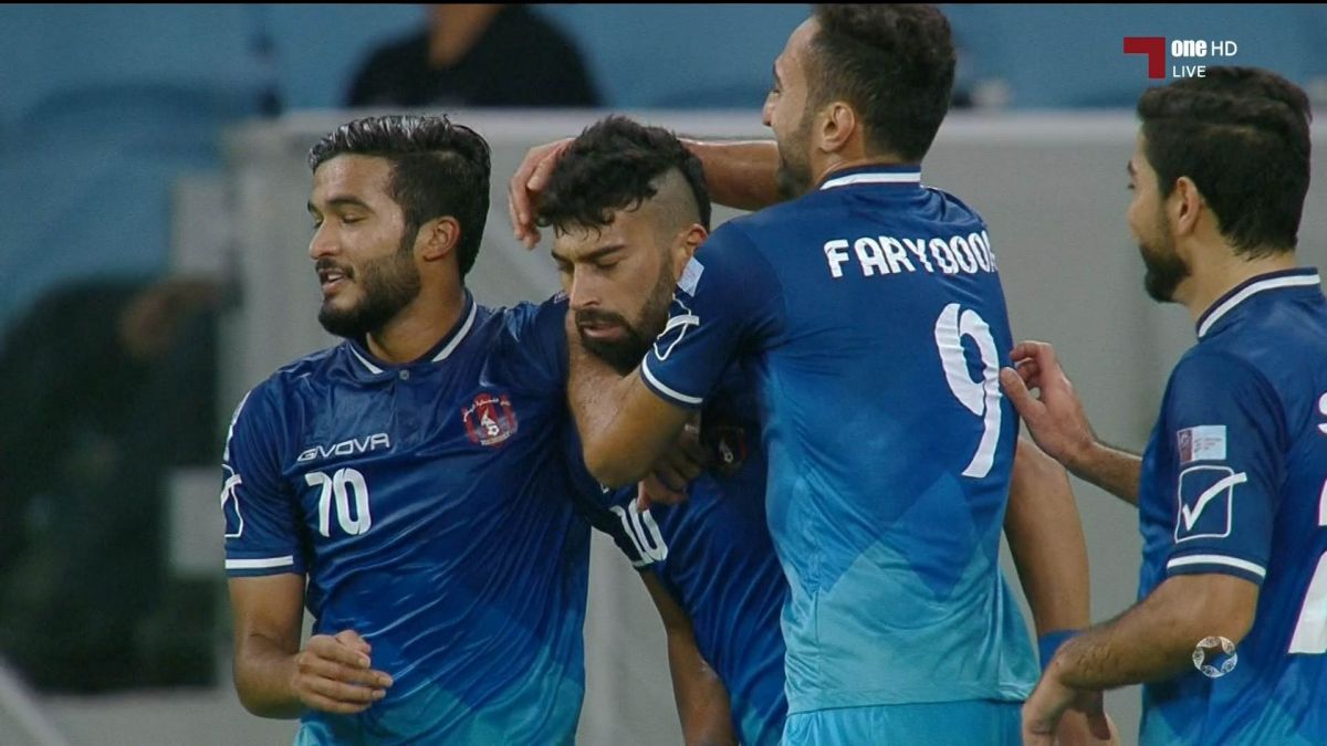 گلزنی رامین رضاییان مقابل العربی