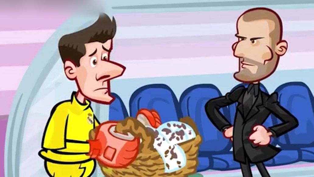 انیمیشن طنز بازی پاری سن ژرمن 3-0 رئال مادرید