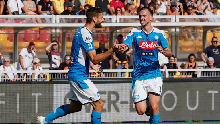 خلاصه بازی لچه 1-4 ناپولی