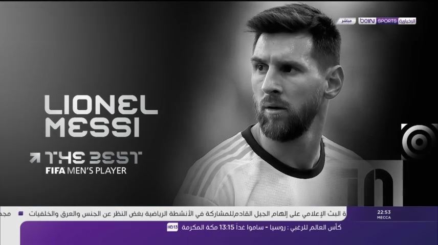 مراسم The Best/ لیونل مسی بهترین بازیکن سال 2019