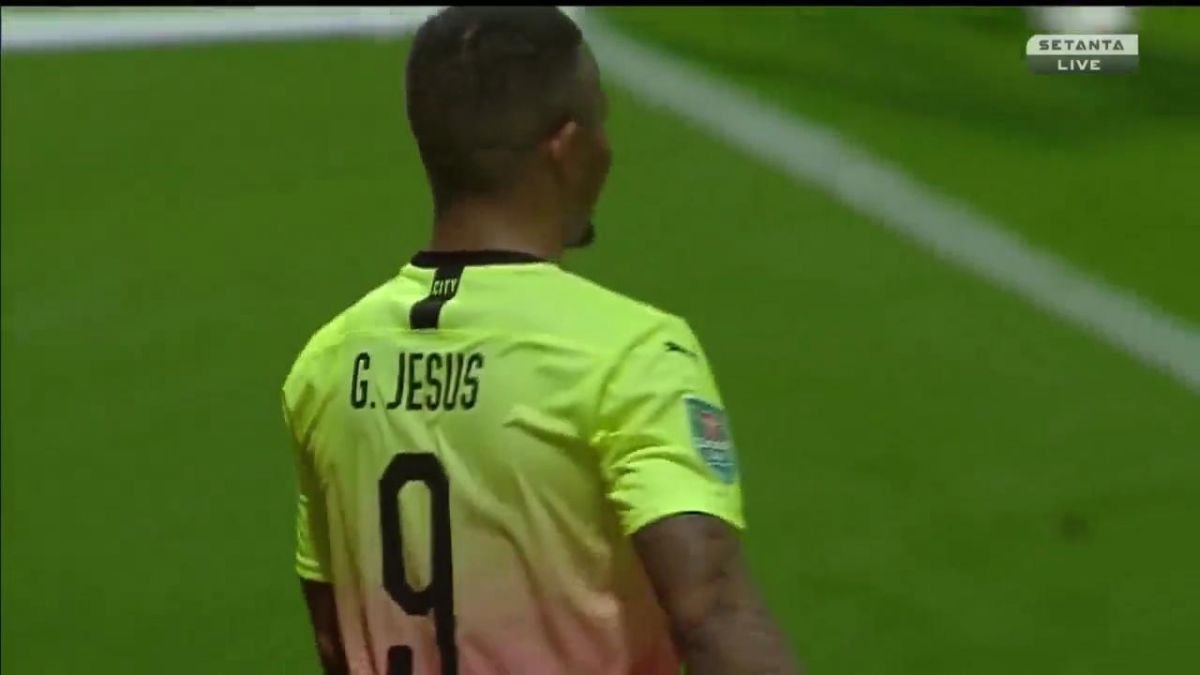 گل دوم منچستر سیتی به پریستون (ژسوس)