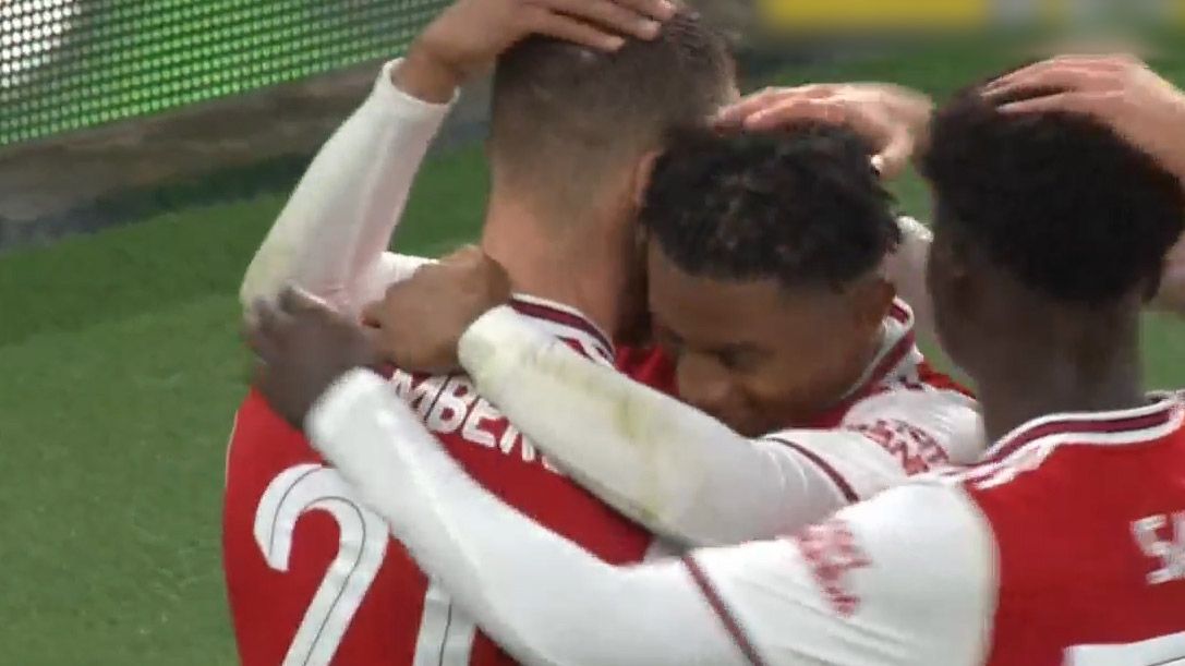 گل چهارم آرسنال به ناتینگهام فارست (ریس نلسون)