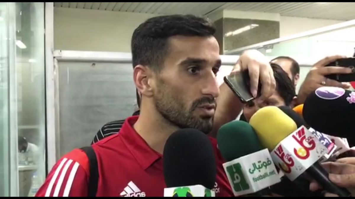 اختصاصی/ صحبت های احسان حاج صفی و ساسان انصاری، بازیکنان تراکتور بعد از بازی با سایپا