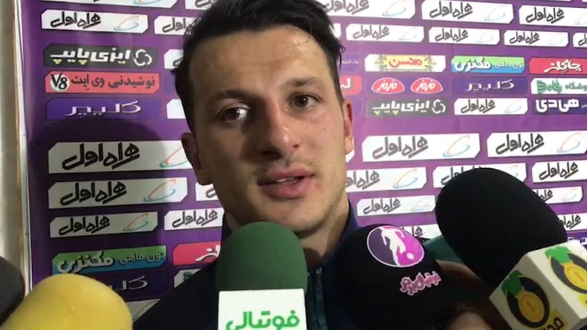 اختصاصی/صحبت های بازیکنان سایپا بعد از بازی با تراکتور