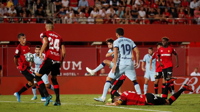 گل دوم اتلتیکو مادرید به مایورکا (ژوآو فلیکس)