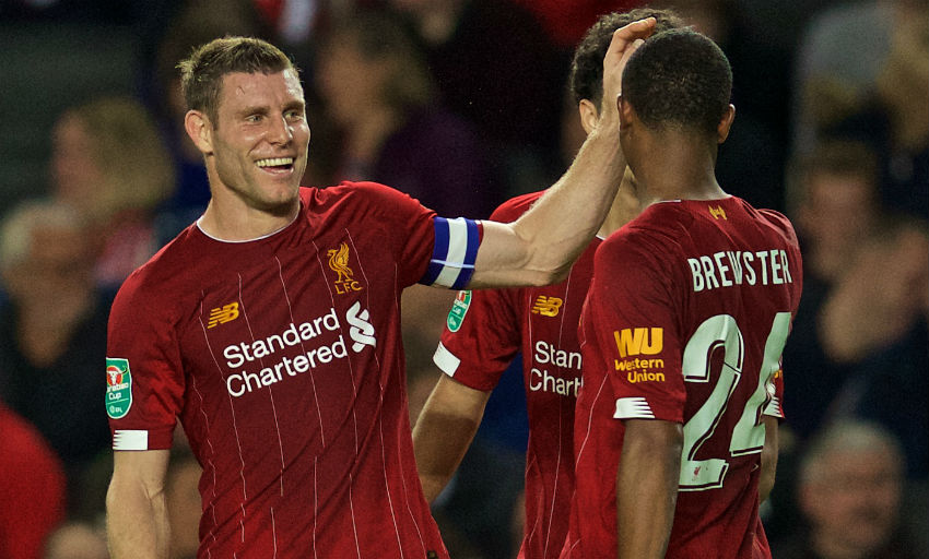 گل اول لیورپول به میلتون کینز دونز (میلنر)