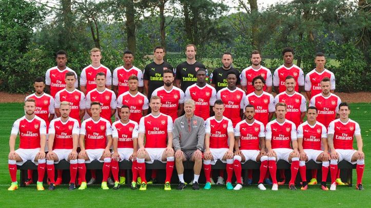 پشت صحنه عکس تیمی آرسنال 20-2019