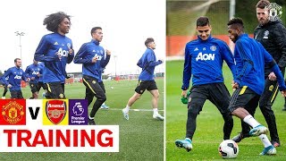 تمرین منچستریونایتد برای بازی با آرسنال (6 مهر)