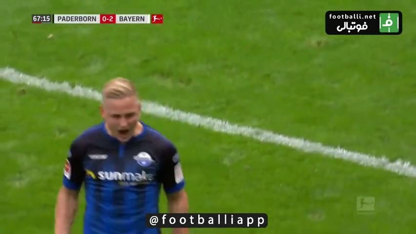 گل اول پادربورن به بایرن مونیخ (پروگر)