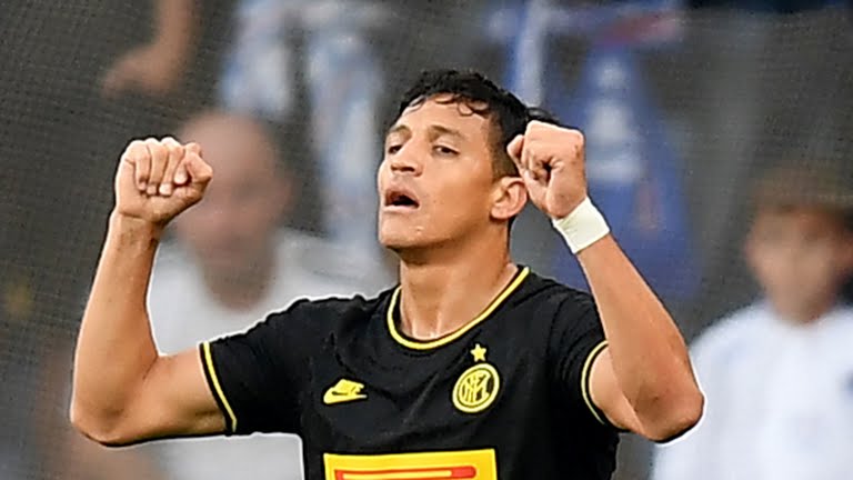 گل اول اینتر به سمپدوریا (الکسیس سانچز)