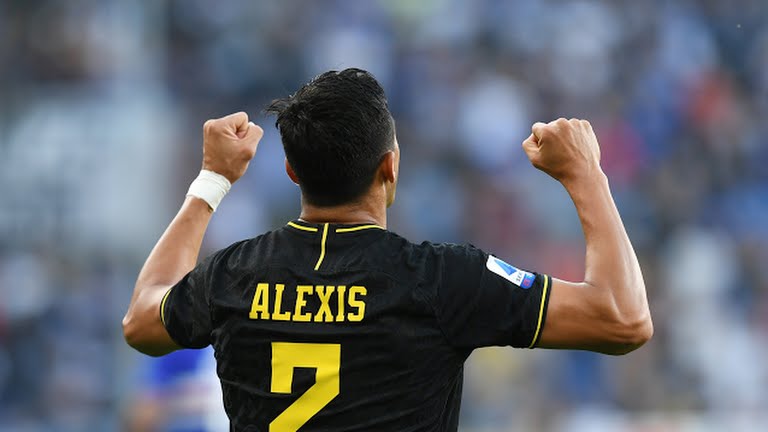 گل دوم اینتر به سمپدوریا (دبل الکسیس سانچز)