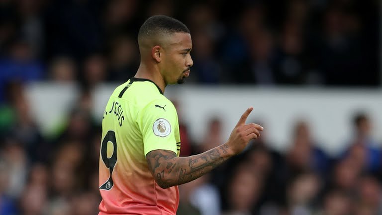 گل اول منچستر سیتی به اورتون (گابریل ژسوس)