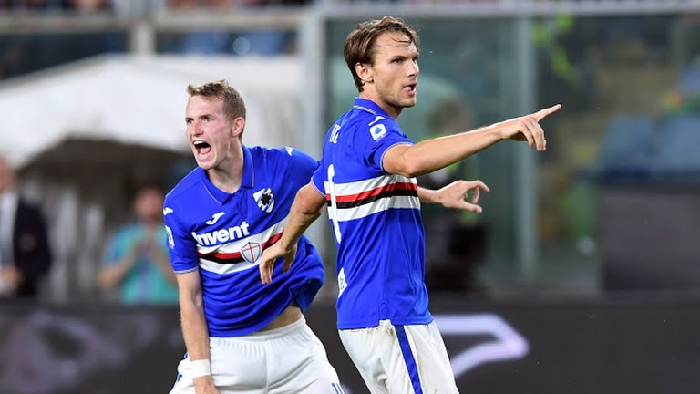 گل اول سمپدوریا به اینتر (جاکوب)