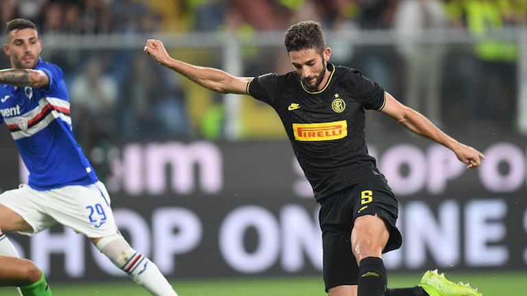 گل سوم اینتر به سمپدوریا (روبرتو گالیاردینی)