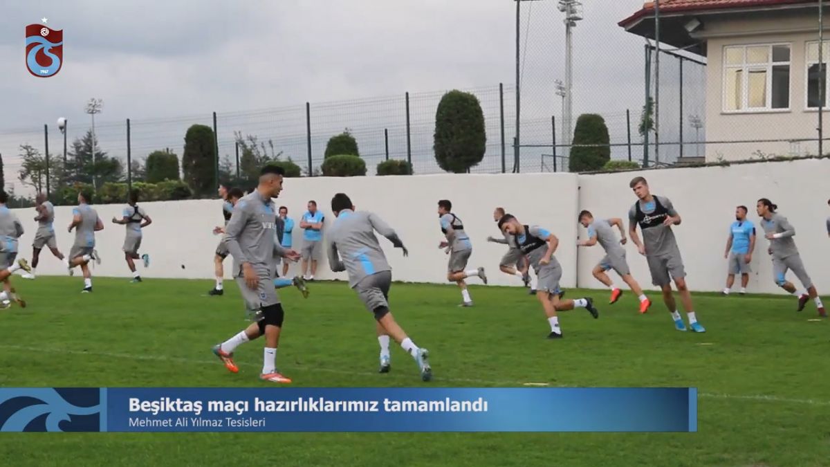 آخرین تمرین ترابزون اسپور پیش از تقابل با بشیکتاش